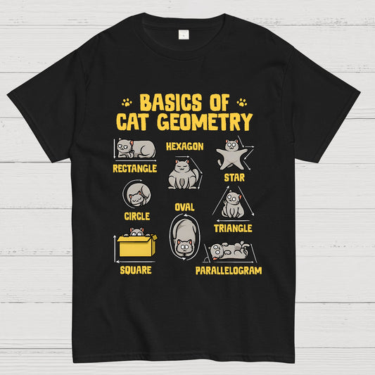 Basics of Cat Geometry Geek T-Shirt