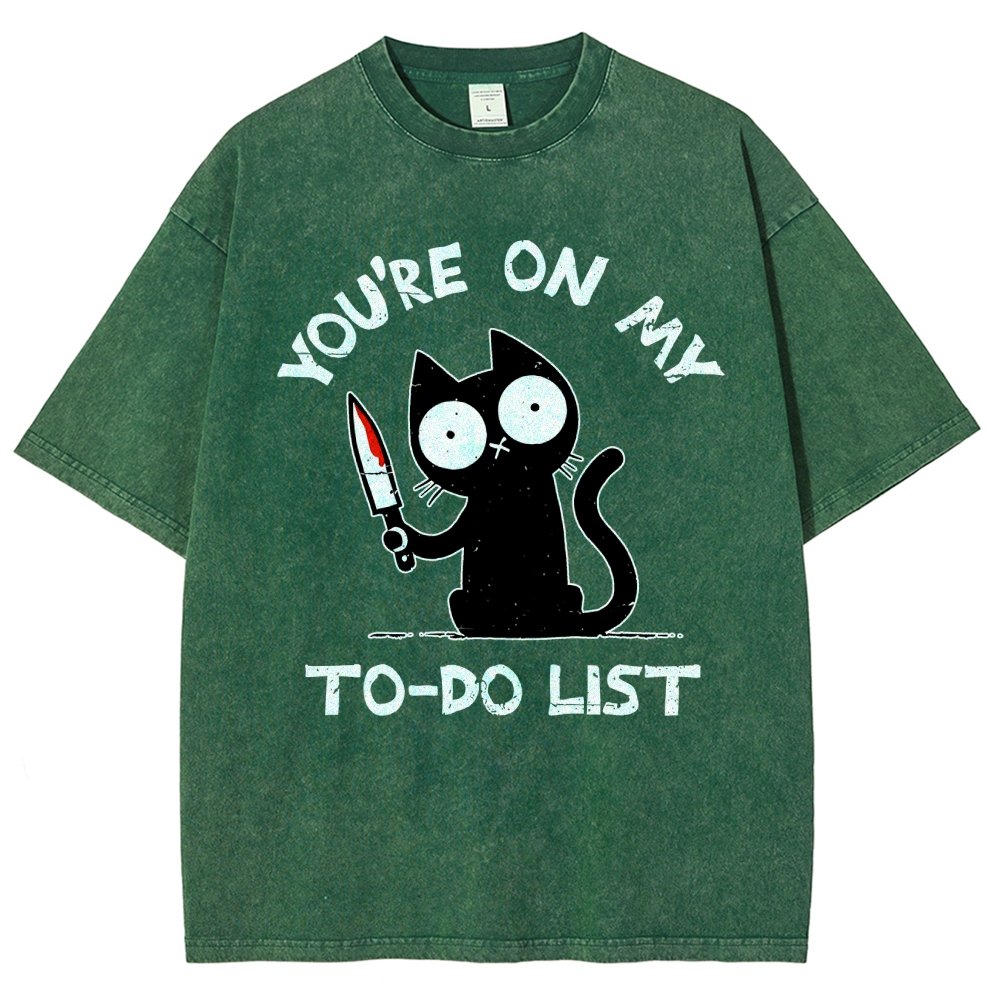 You're On My To-Do List Vintage Distressed T-shirt