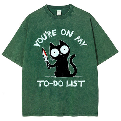 You're On My To-Do List Vintage Distressed T-shirt