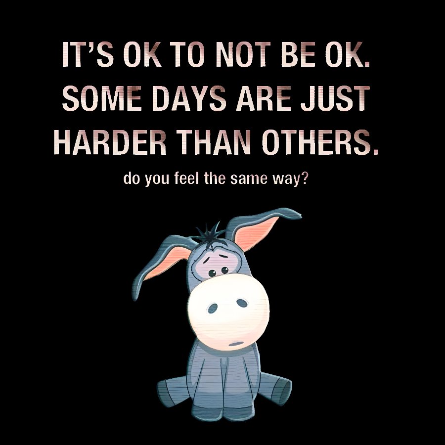 It's Ok To Not Be Ok. Some Days Are Just Harder Than Others.Do You Feel The Same Way？Geek T-Shirt