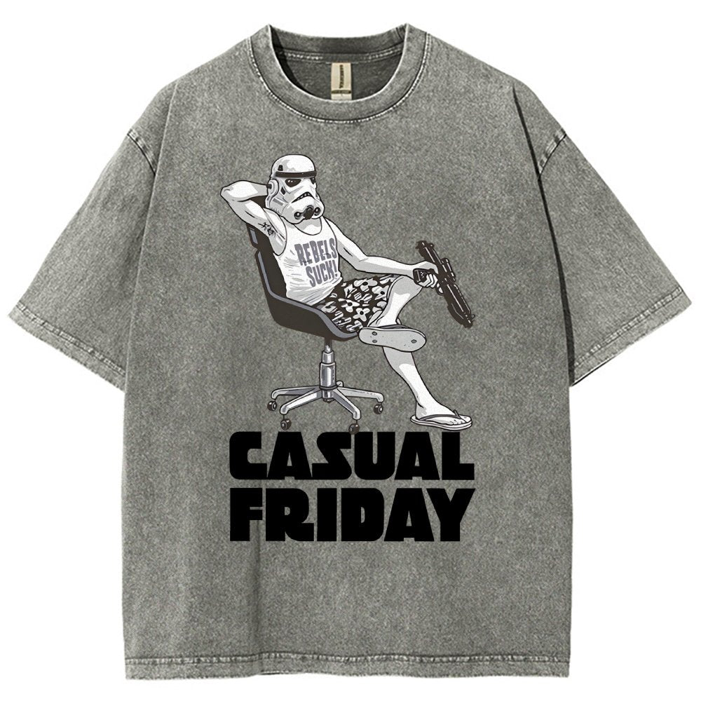 Casual Friday Vintage Distressed T-shirt