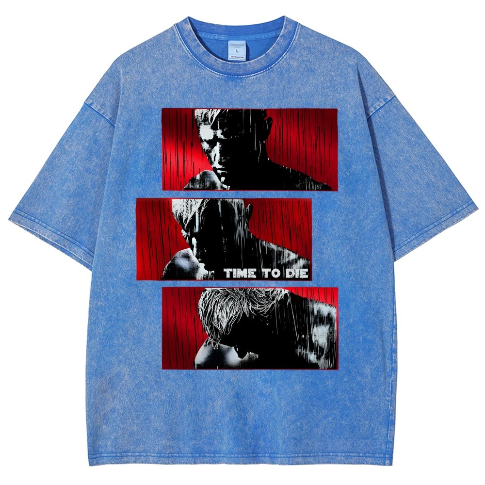 Time to die Vintage Distressed T-shirt