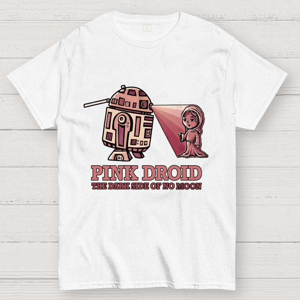 Pink Droid Geek T-Shirt