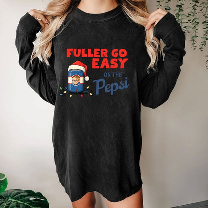 Fuller Go Easy On The Pepsi Christmas Washed Long Sleeve Tee