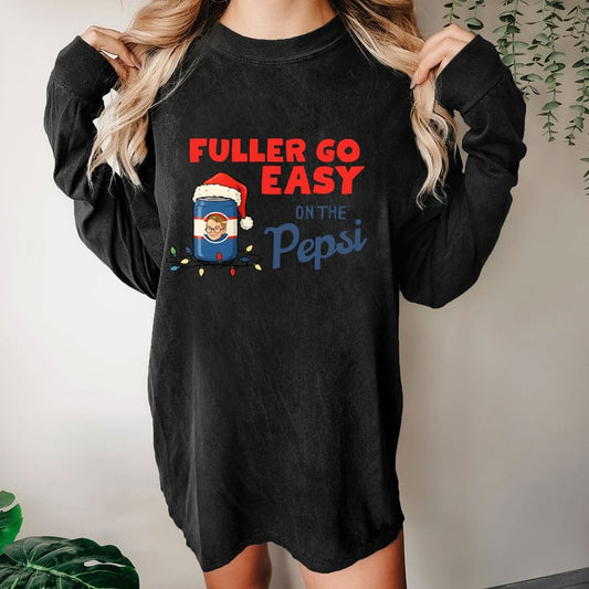 Fuller Go Easy On The Pepsi Christmas Washed Long Sleeve Tee