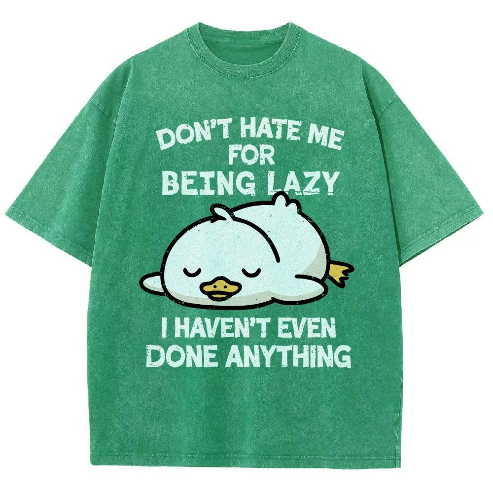 Duck Done Nothing Vintage Distressed T-shirt