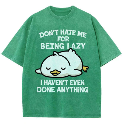 Duck Done Nothing Vintage Distressed T-shirt