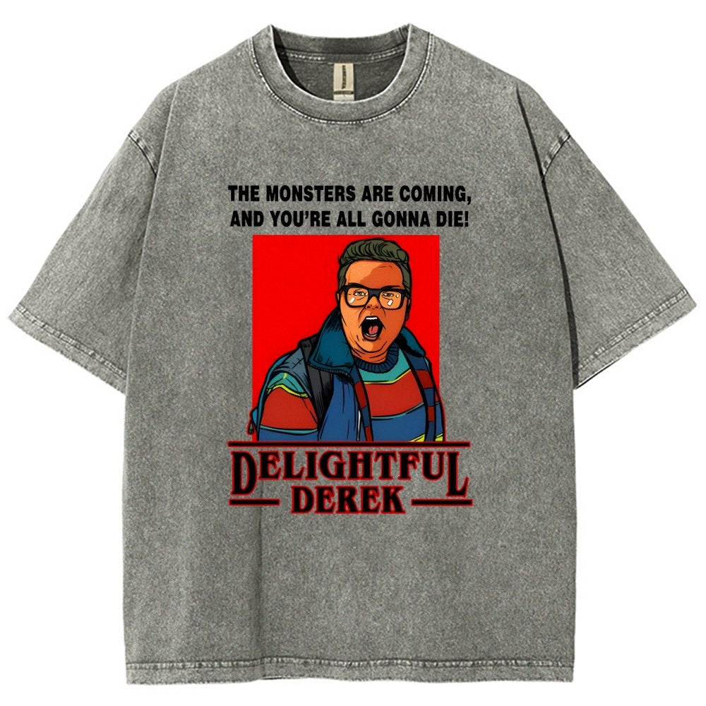 Delightful Hero Vintage Distressed T-shirt