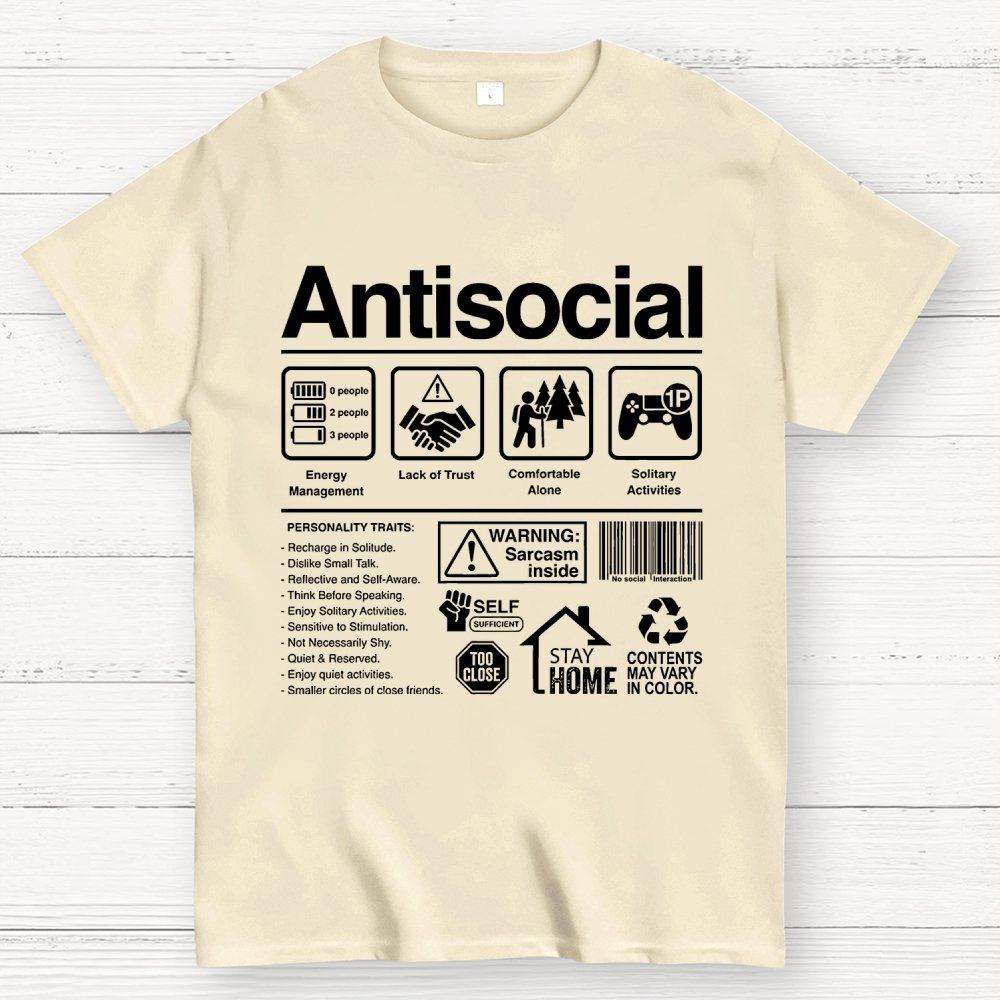 Antisocial Label Geek T-Shirt
