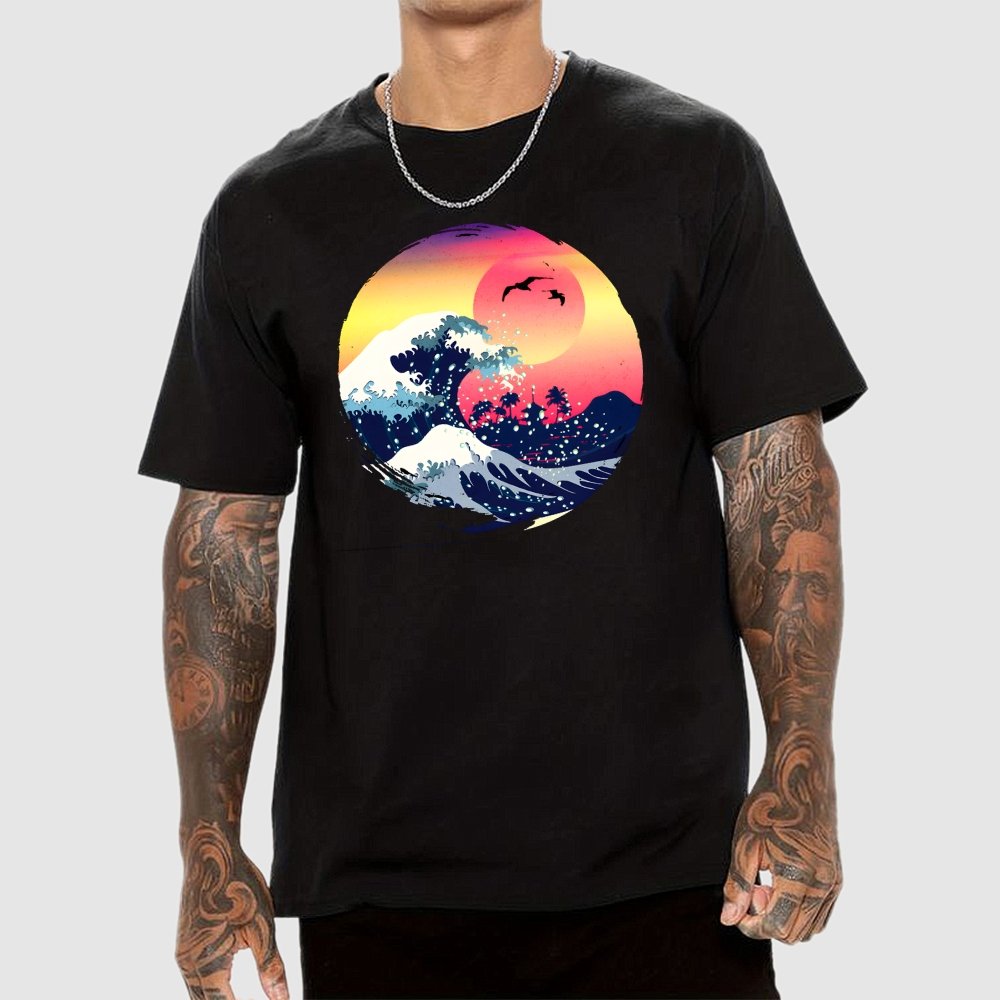 The Great Waves Geek T-Shirt