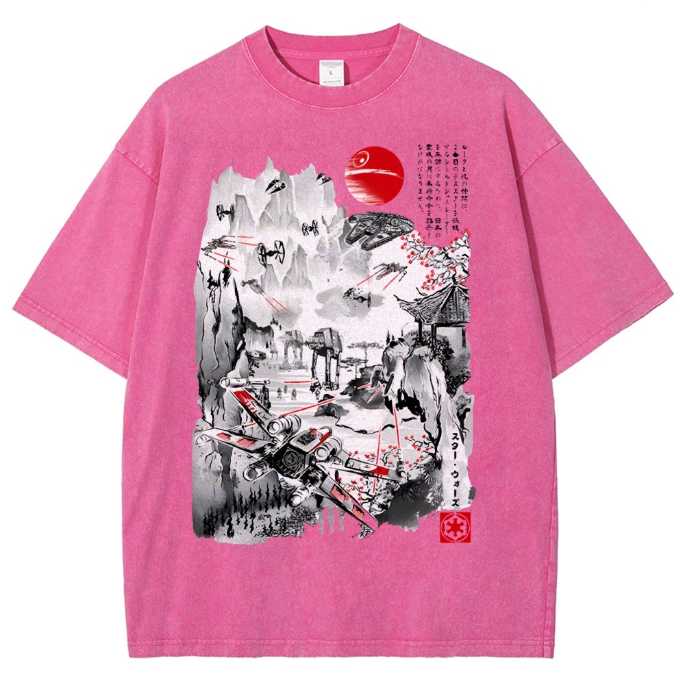 Last Battle of the Cosmic Conflict Vintage Distressed T-shirt