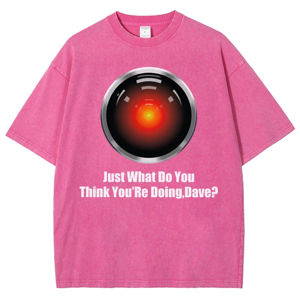 What Do You Think You’Re Doing,Dave? Vintage Distressed T-shirt