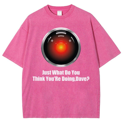 What Do You Think You’Re Doing,Dave? Vintage Distressed T-shirt