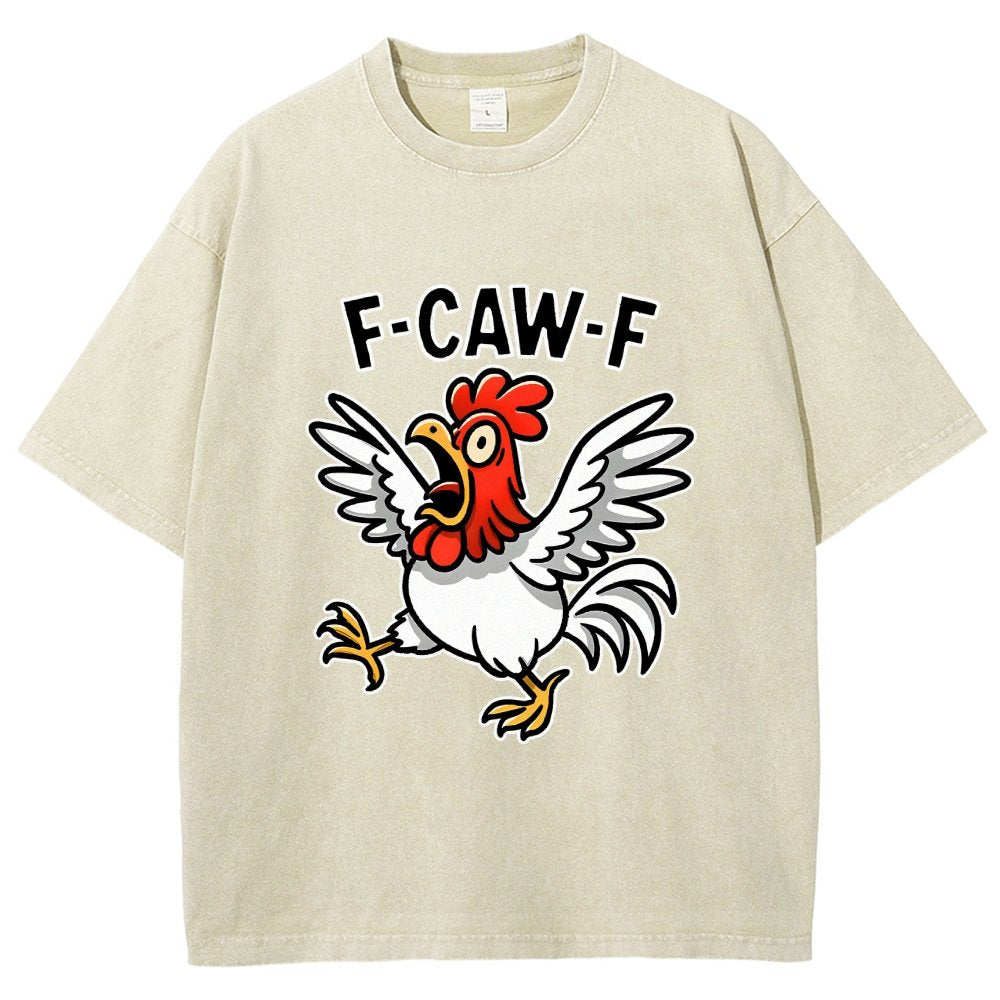F-Caw-F Vintage Distressed T-shirt