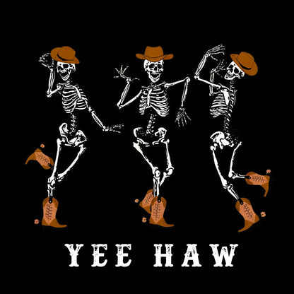 Dancing Skeleton Halloween Geeky T-Shirt
