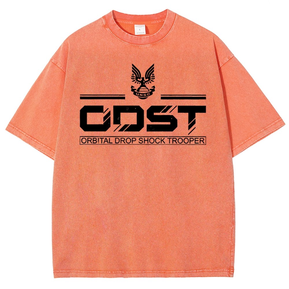Urban Defender White Classic Vintage Distressed T-shirt