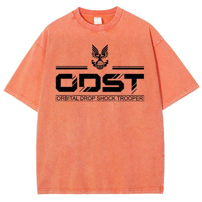 Urban Defender White Classic Vintage Distressed T-shirt