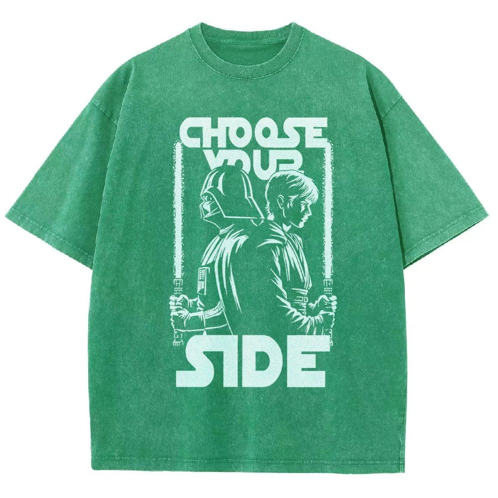 Choose Your Side Vintage Distressed T-shirt