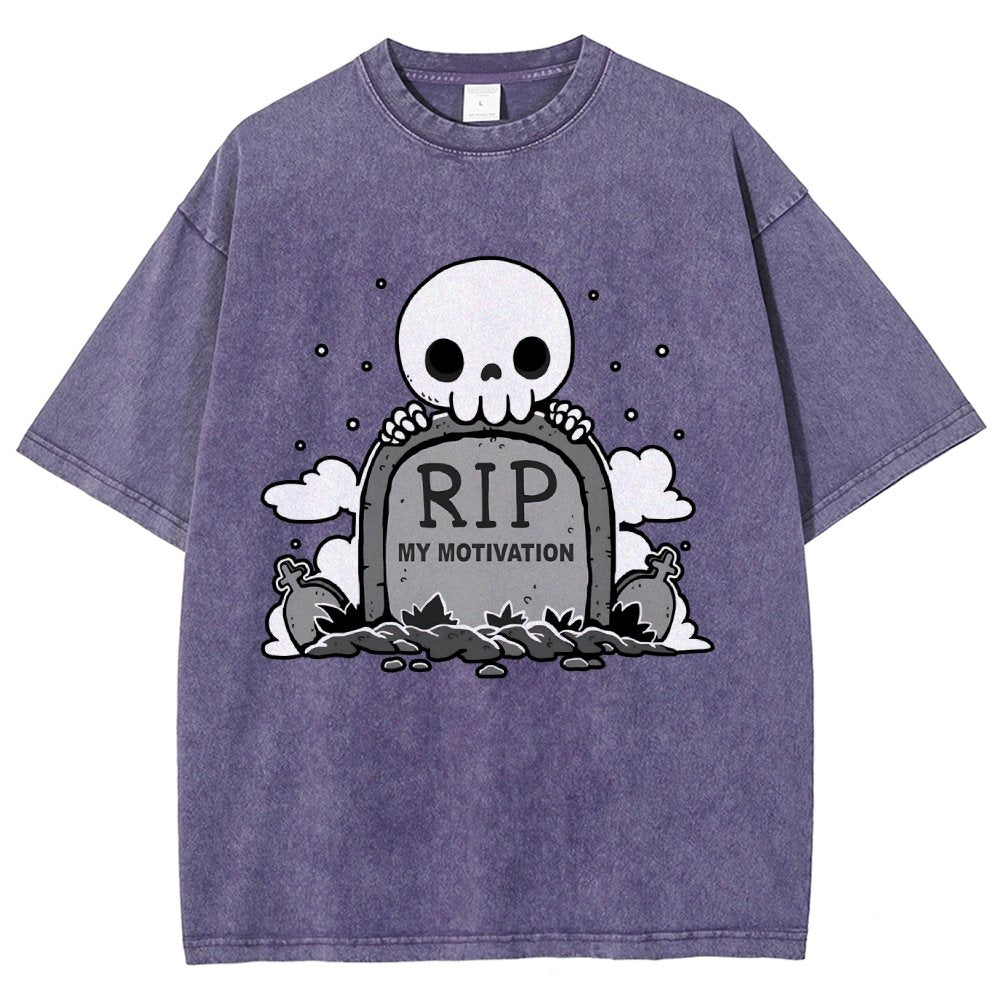 Rip My Motivation Vintage Distressed T-shirt