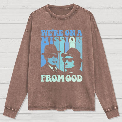 80s Chicago Blues Festival Washed Long Sleeve Tee