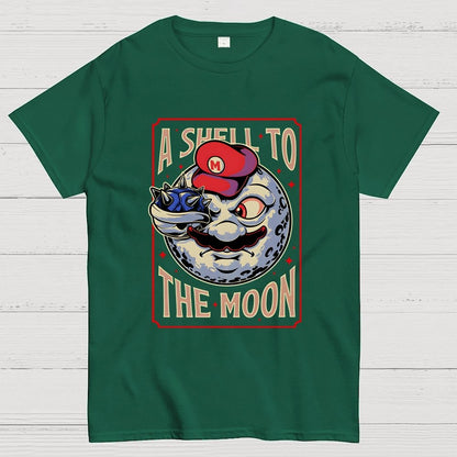 Moon Shell Movie Game Geek T-Shirt