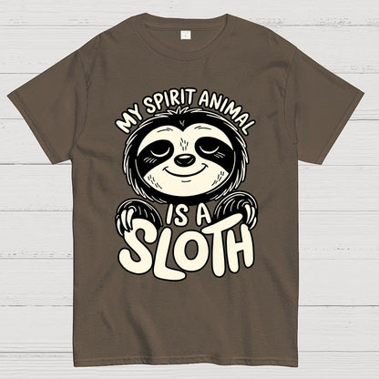 My Spirit Animal is a Sloth Geek T-Shirt