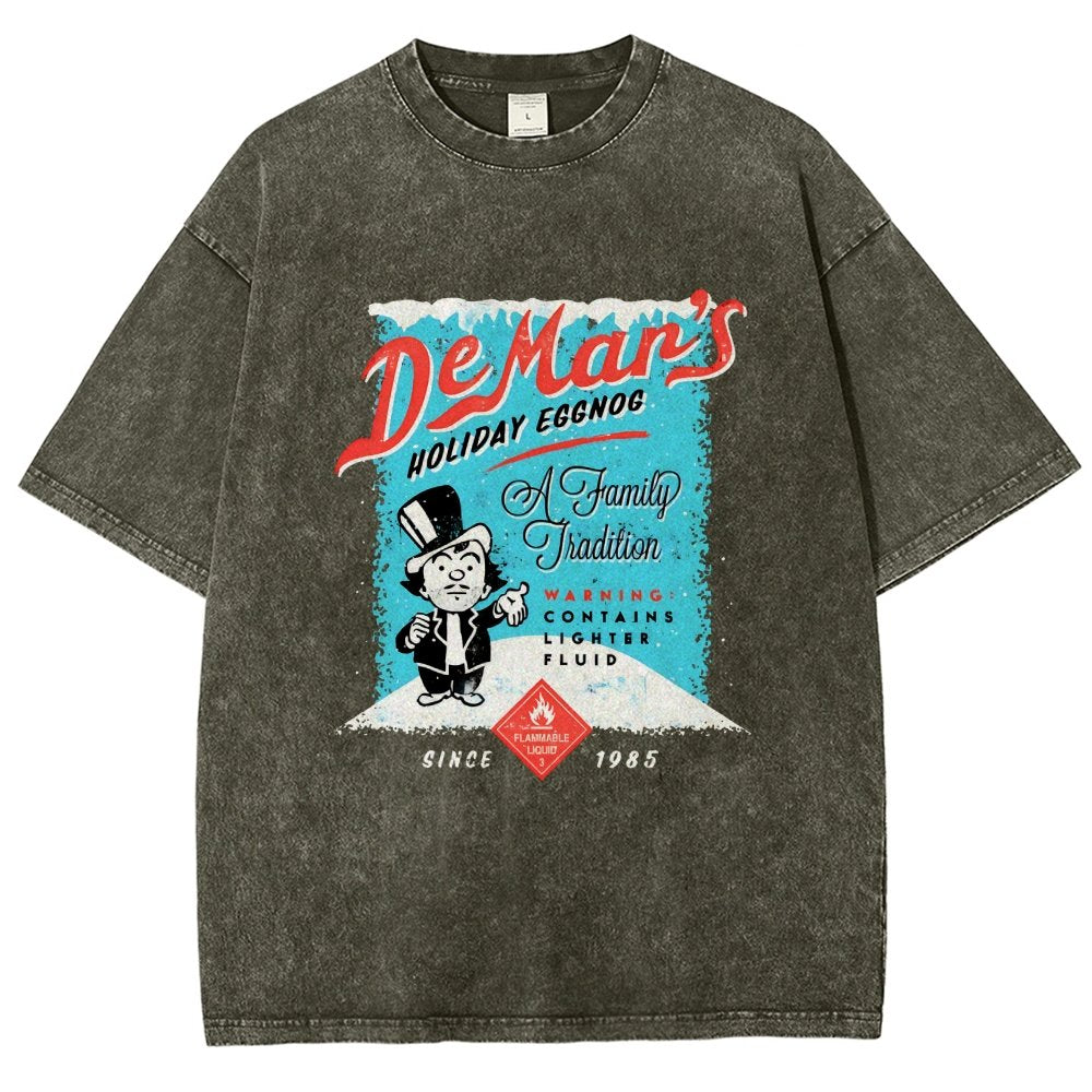 Charles DeMar's Eggnog with Lighter Fluid Vintage Distressed T-shirt