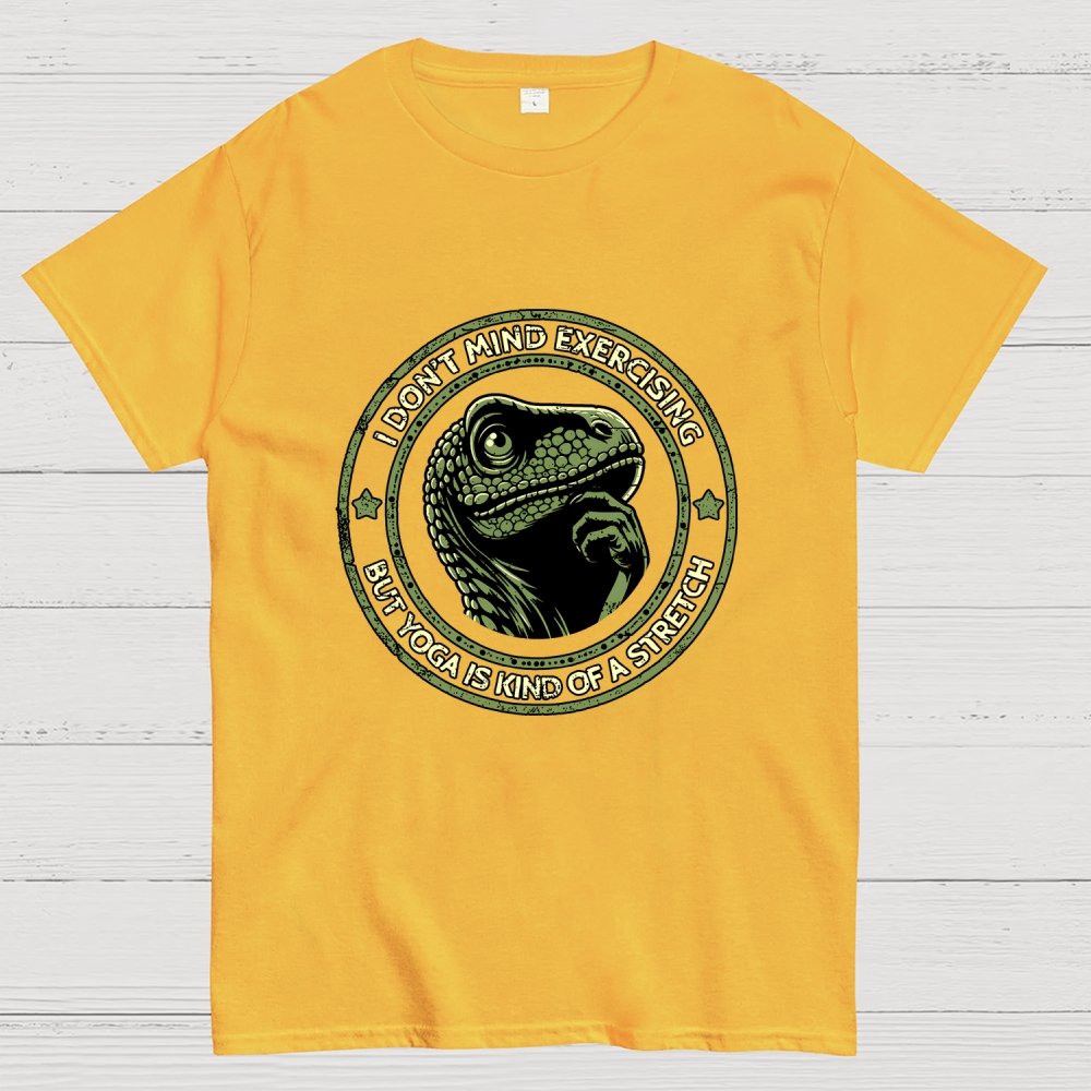 Yoga Is Kind Of A Stretch Geek T-Shirt