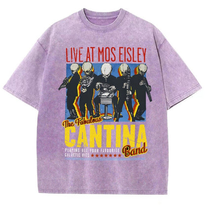 Space Band On Tour  Vintage Distressed T-shirt