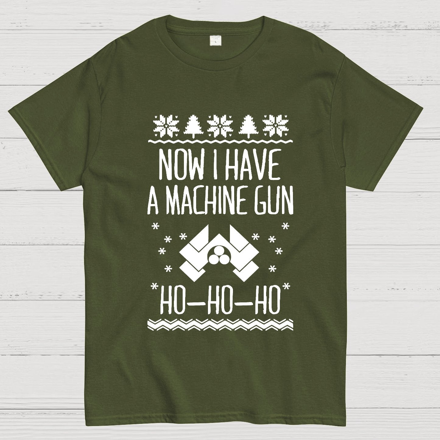 Now I Have a Machine Gun Ho-Ho-Ho Geek T-Shirt