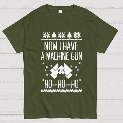 Now I Have a Machine Gun Ho-Ho-Ho Geek T-Shirt
