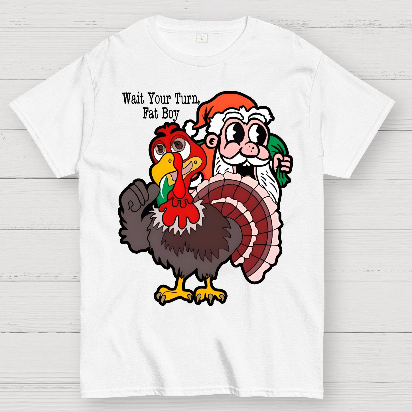 Wait Your Turn, Fat Boy Geek T-Shirt