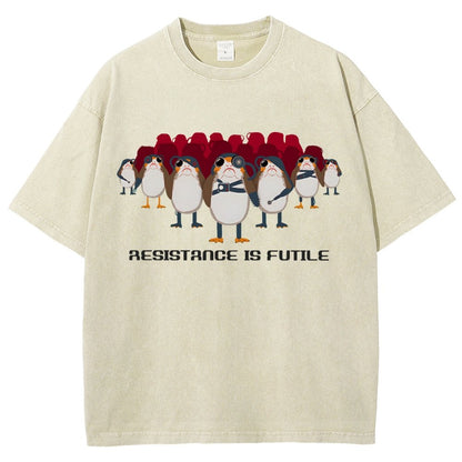 Resistance is Futile Vintage Distressed T-shirt