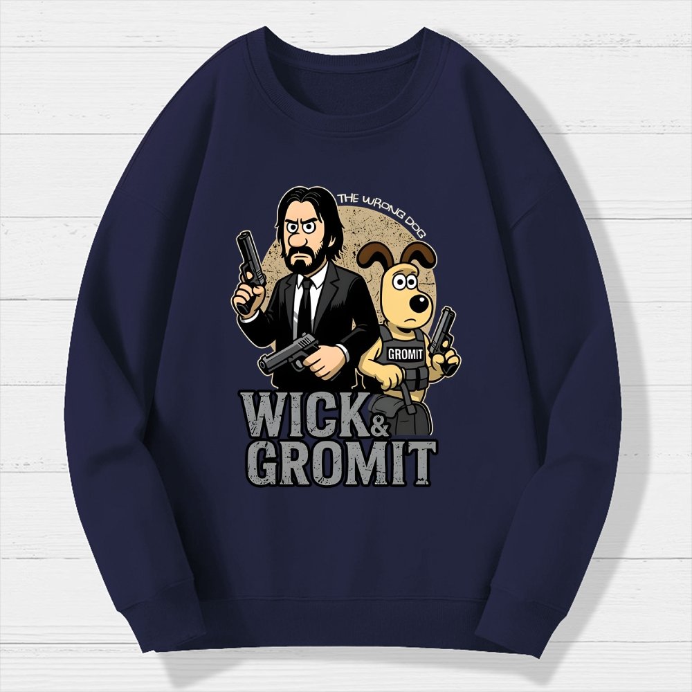 The Wrong Dog Geek Cotton Sweatshirt