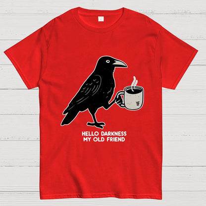 Raven Crow Coffee Unisex Geek T-Shirt