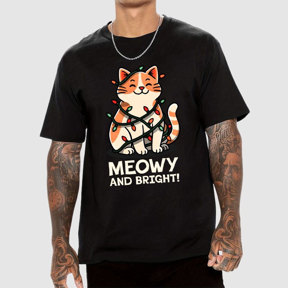 Meowy and bright! Geek T-Shirt