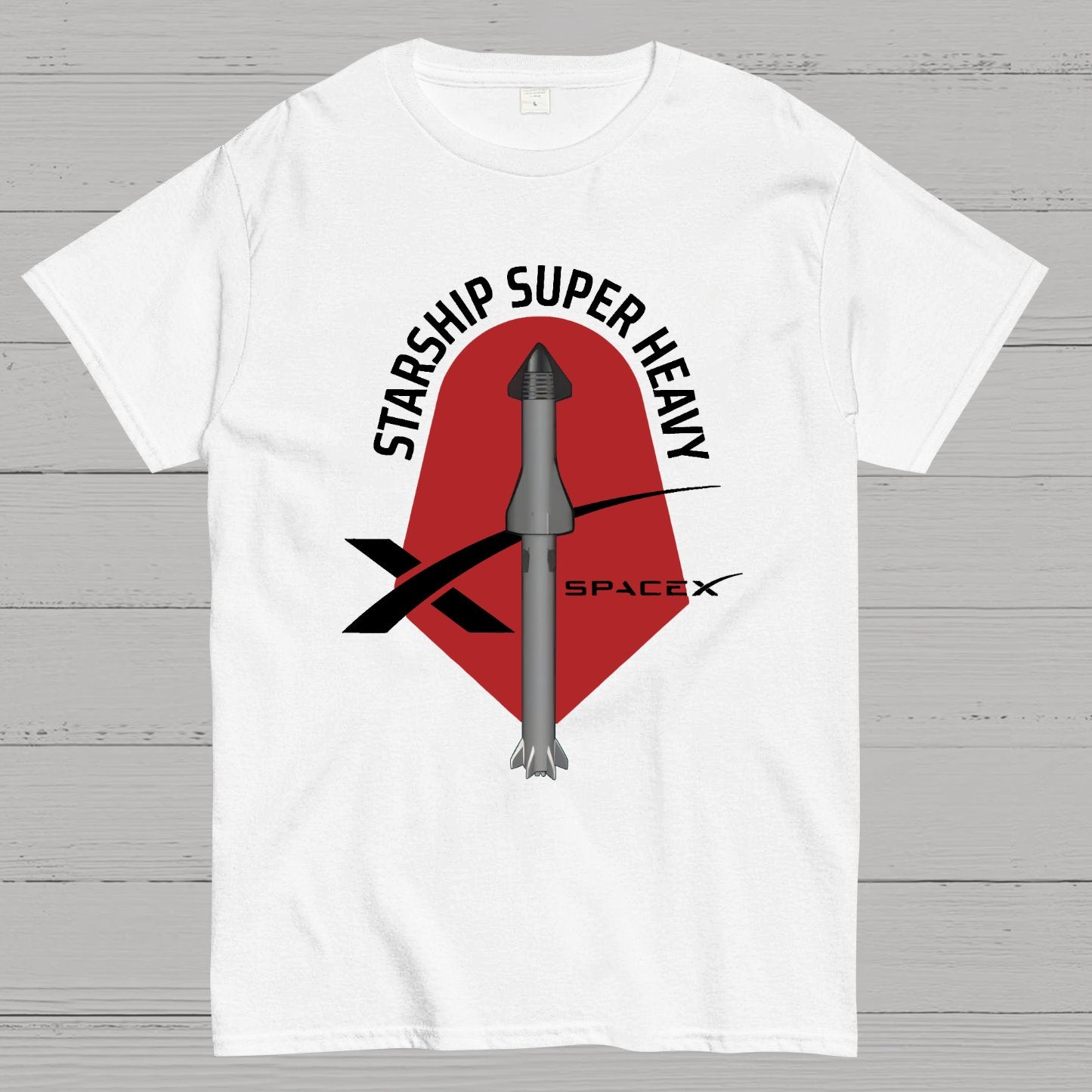 SpaceX Starship Rocket Geek T-Shirt