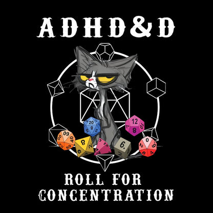 Adhd&Dnd Cat Geeky T-Shirt