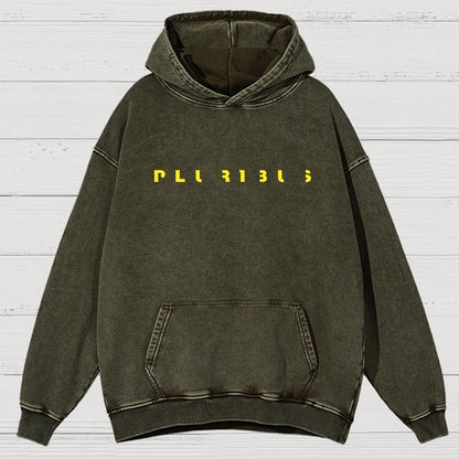 Pluribus Extraterrestrial Minimal Vintage Distressed Hoodie