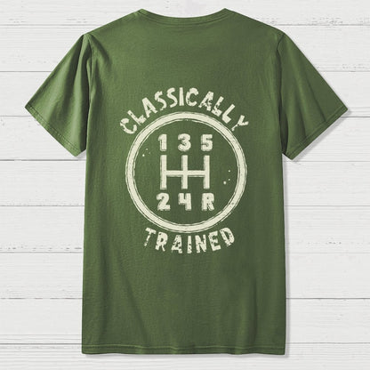 Classically Trained Front And Back Printing Geek T-Shirt