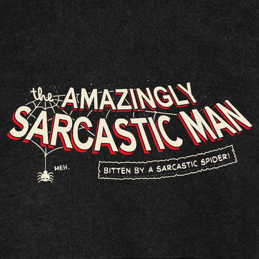 Amazingly Sarcastic Man Vintage Distressed Hoodie
