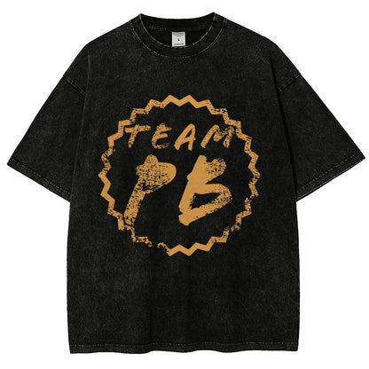 Team PB - Peanut Butter Vintage Distressed T-shirt
