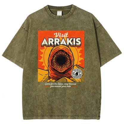 Come For The Spice Vintage Distressed T-shirt