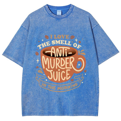 Anti-Murder Juice Vintage Distressed T-shirt