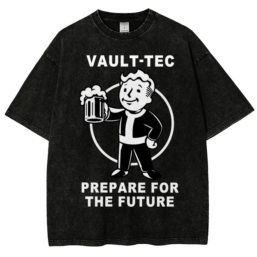 prepare for the future Vintage Distressed T-shirt