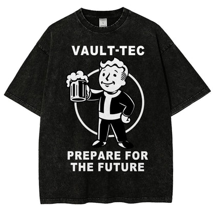 prepare for the future Vintage Distressed T-shirt