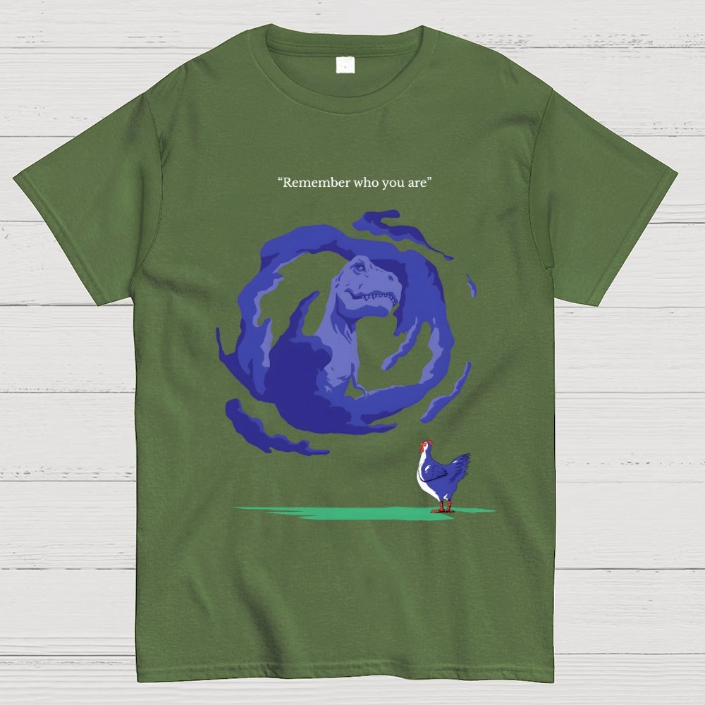 Remember Who You Are Dinosaur Geek T-Shirt