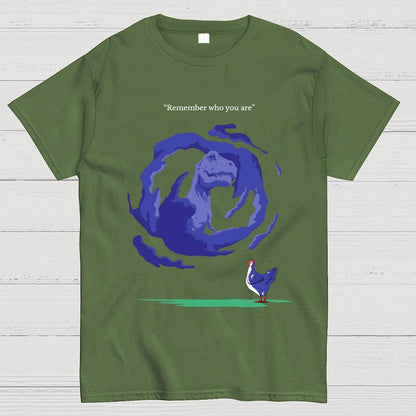 Remember Who You Are Dinosaur Geek T-Shirt