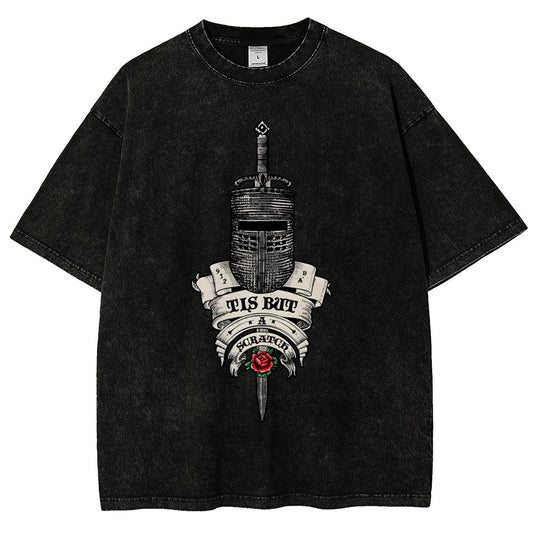 It is but a scratch. Vintage Distressed T-shirt