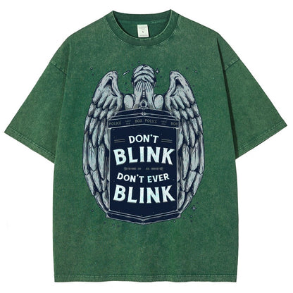 Don't Blink Vintage Distressed T-shirt
